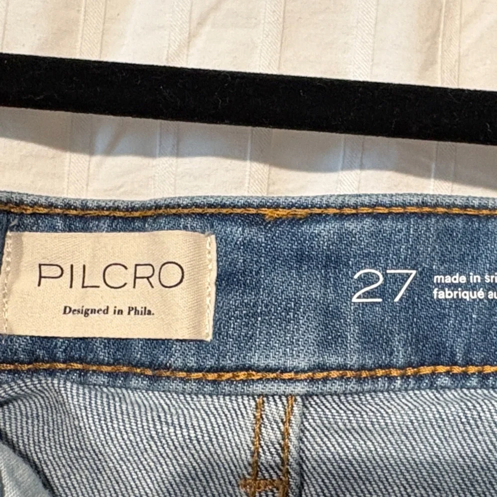 Stylish Blue Heart-Patterned Women's Jeans - Picture 3 of 3
